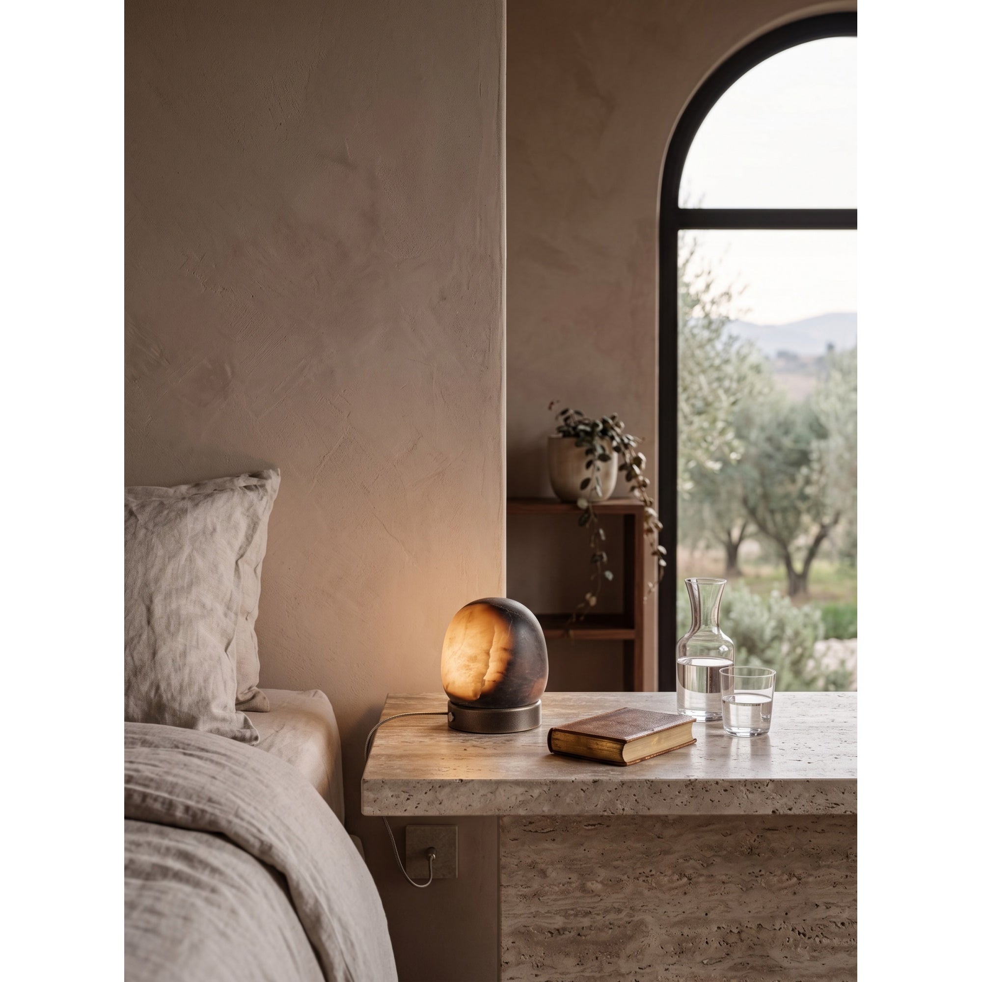 Cosmo Glow Alabaster Table Lamp
