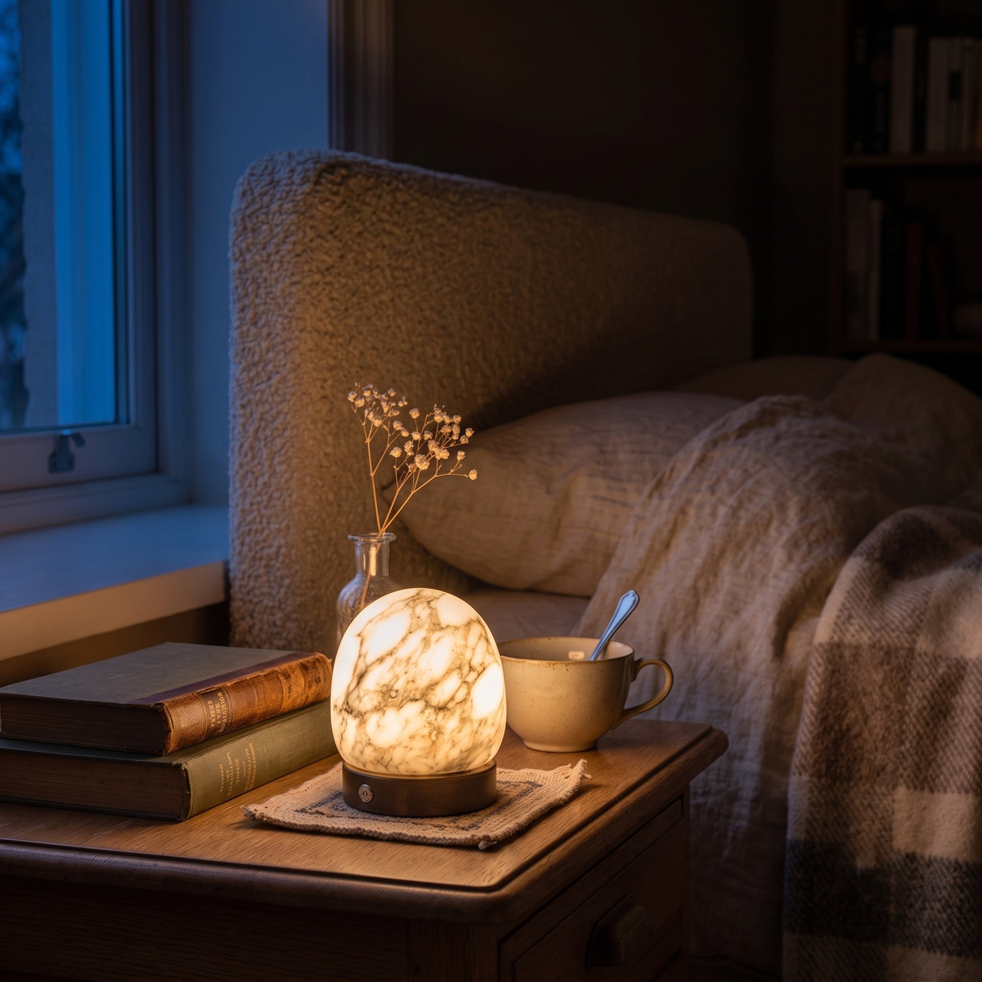 Cosmo Glow Alabaster Table Lamp