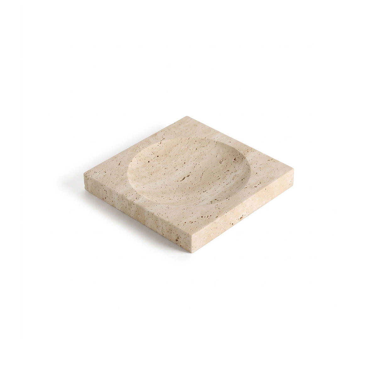 Crater Travertine Tray
