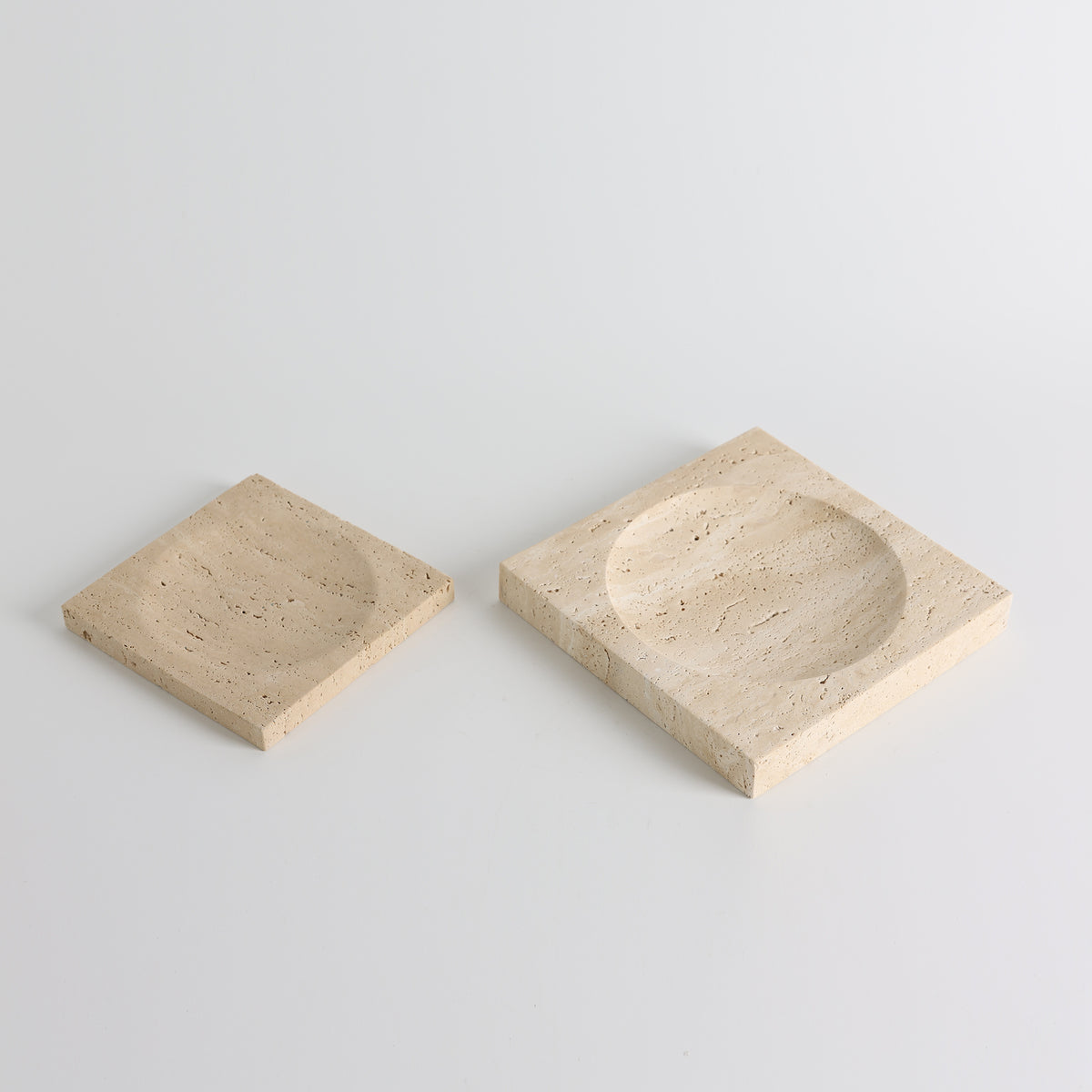 Crater Travertine Tray