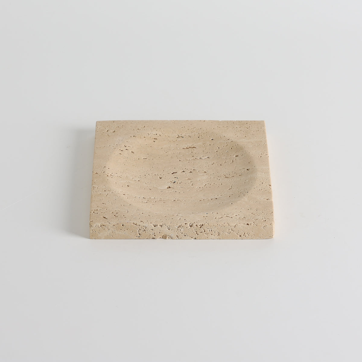 Crater Travertine Tray