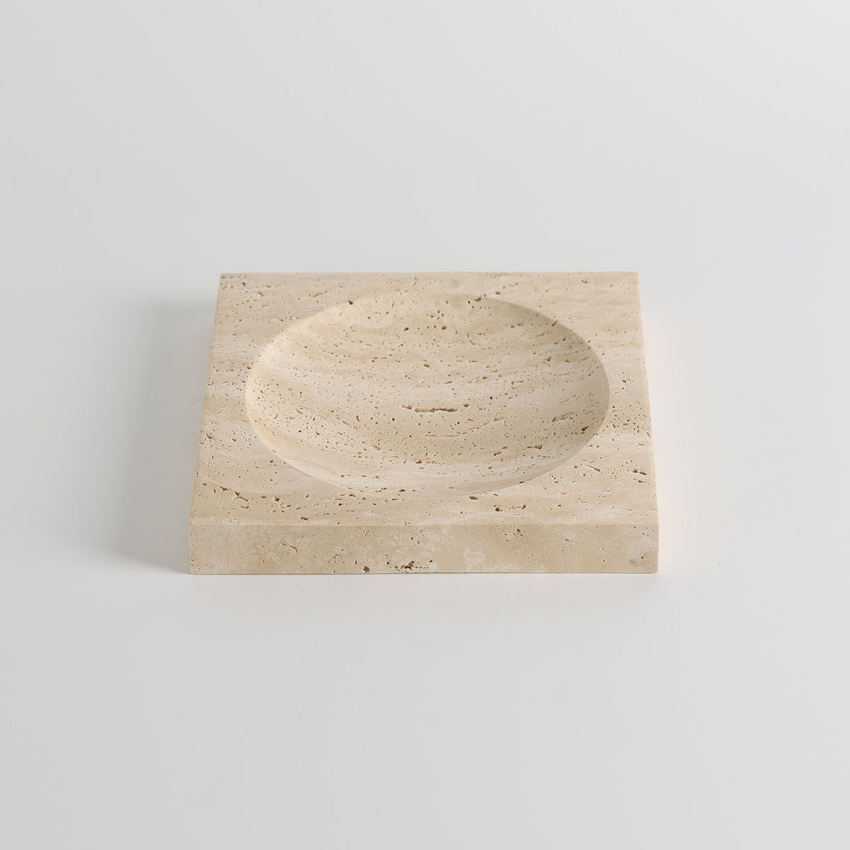 Crater Travertine Tray