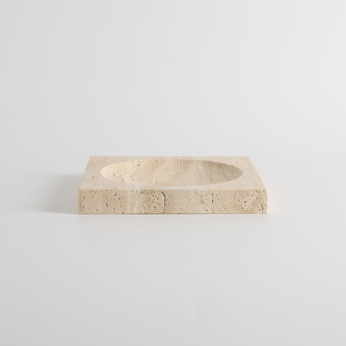 Crater Travertine Tray
