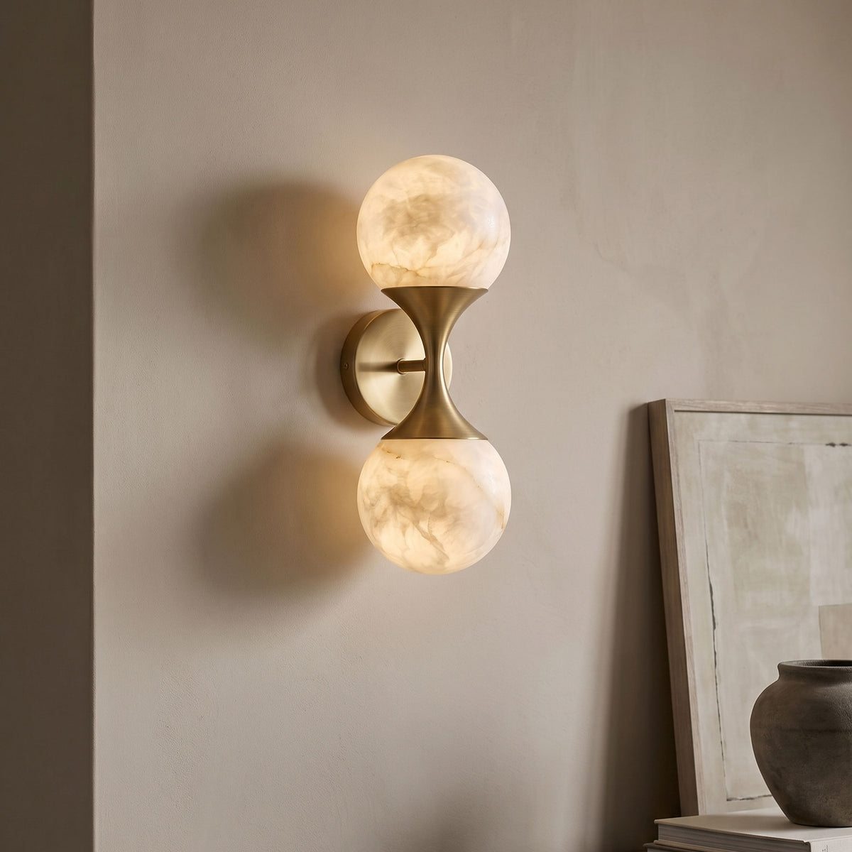 Cristol Alabaster Wall Sconce