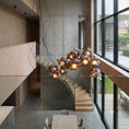 Load image into Gallery viewer, Cumulus Sculptural Glass Cluster Chandelier
