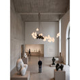 Load image into Gallery viewer, Cumulus Sculptural Glass Cluster Chandelier
