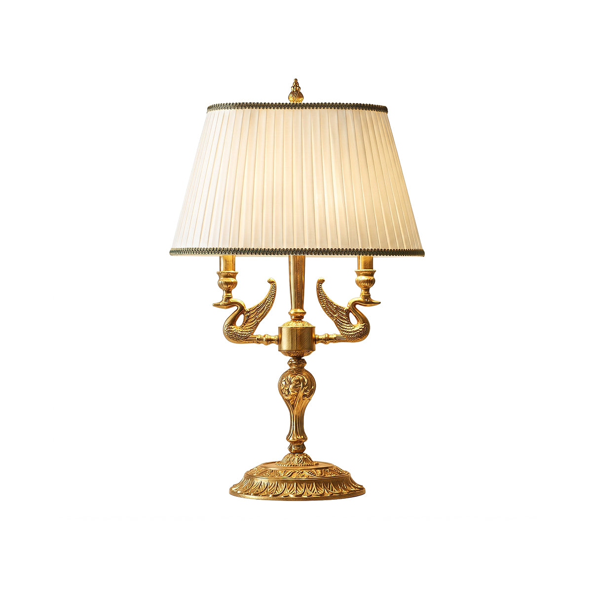 Cygnet Two-Light Candelabra Table Lamp