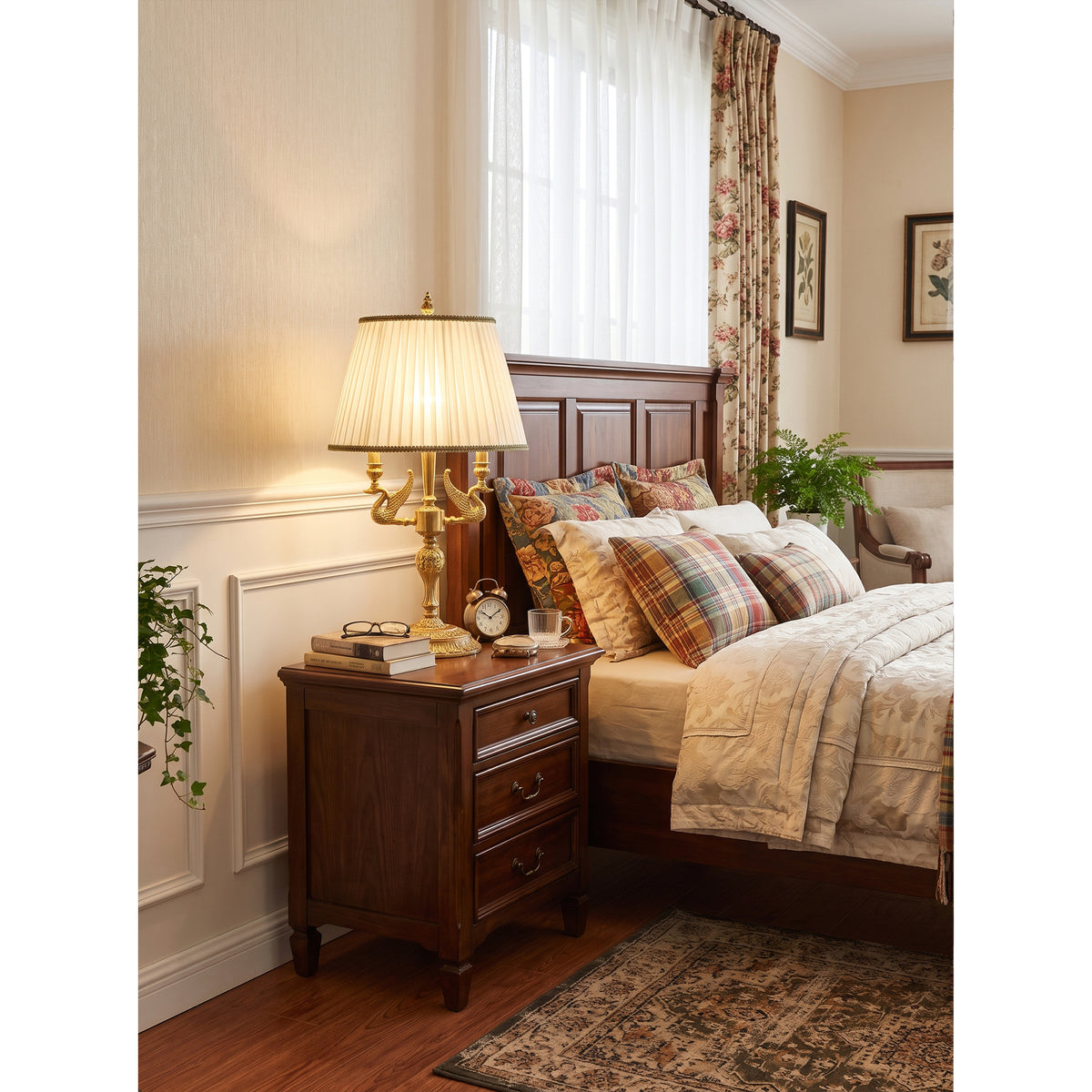 Cygnet Two-Light Candelabra Table Lamp