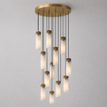 Charger l'image dans la visionneuse de la galerie, Dansani Lyra Alabaster Chandelier

