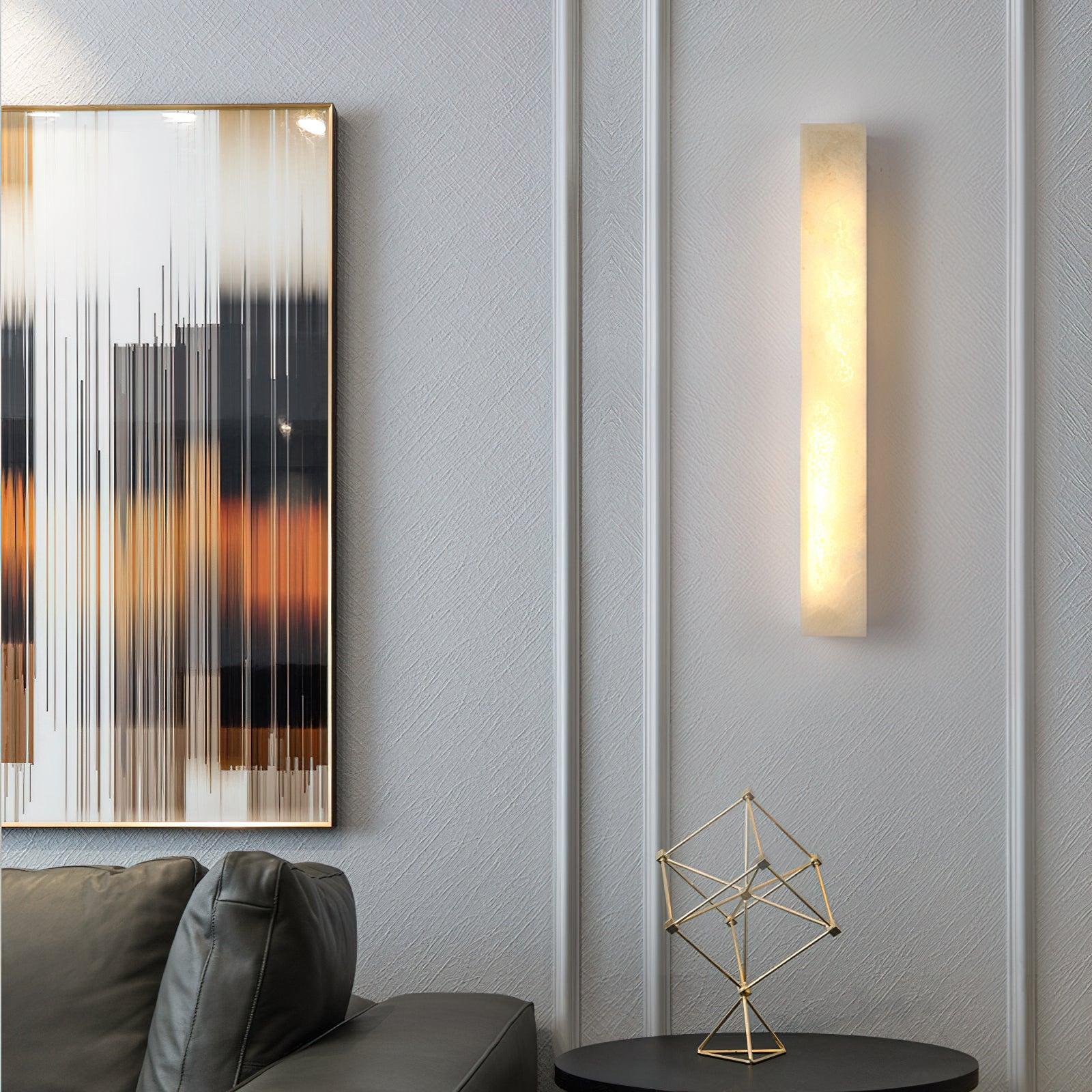 Dara Long Alabaster Wall Sconce