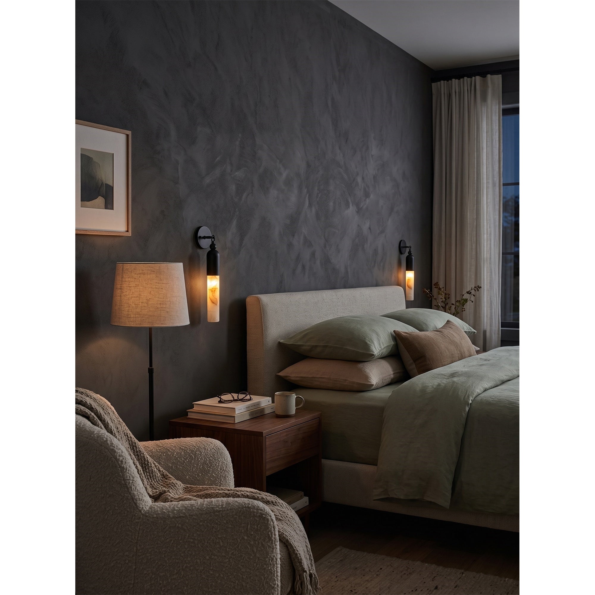 Darby Alabaster Wall Sconce