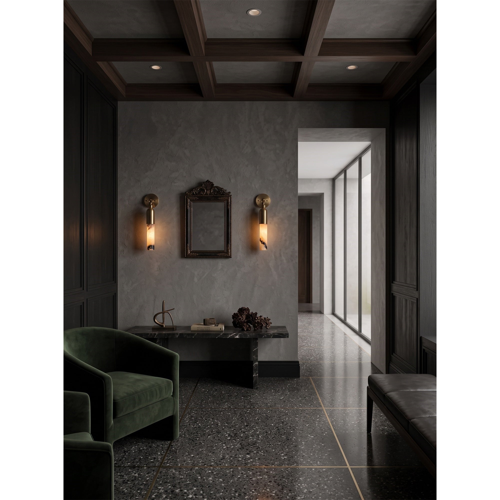 Darby Alabaster Wall Sconce