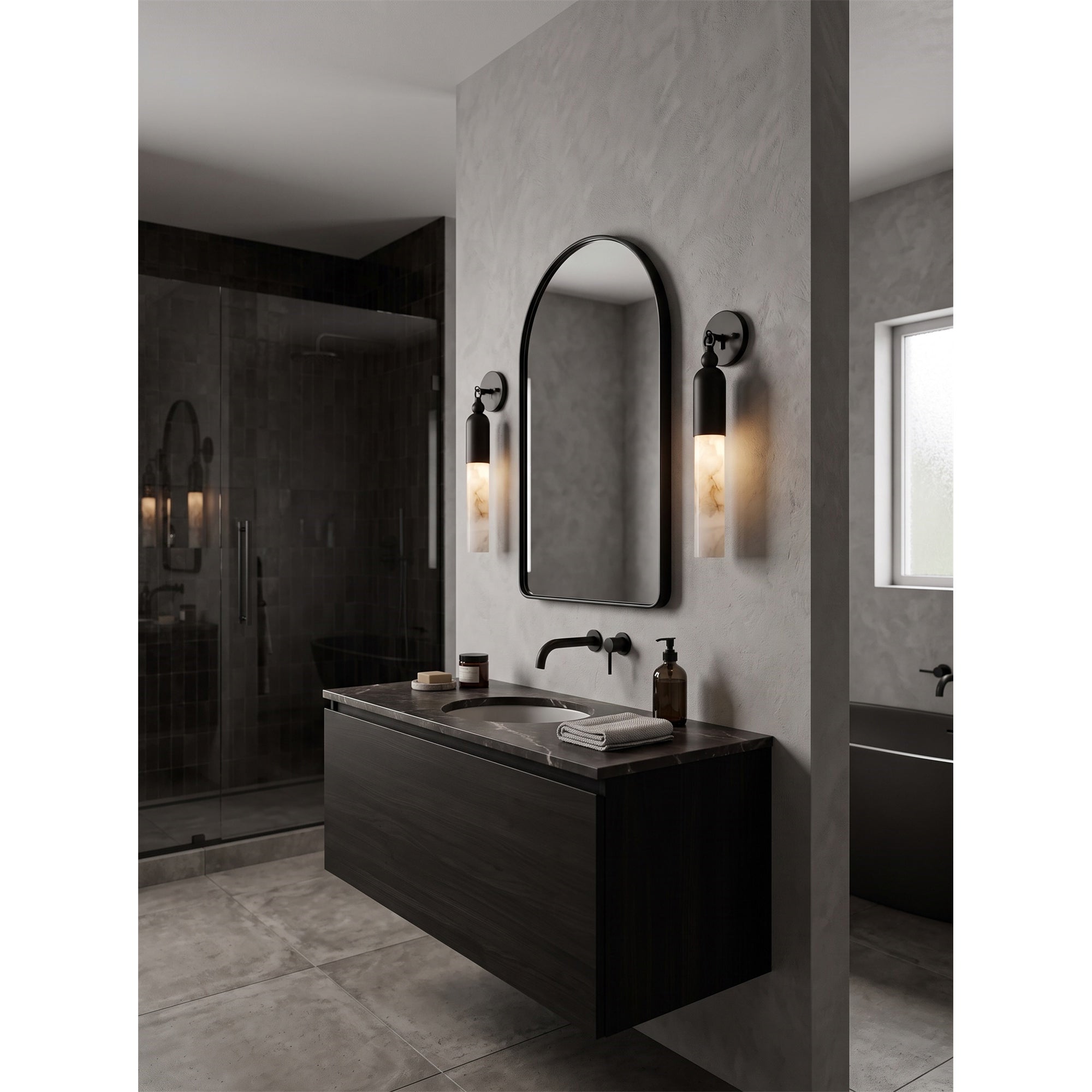 Darby Alabaster Wall Sconce