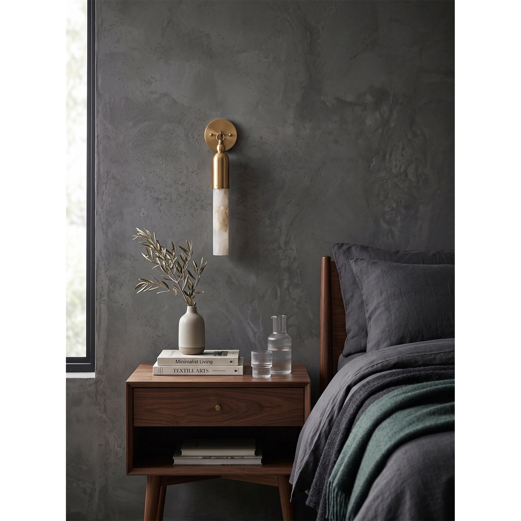 Darby Alabaster Wall Sconce