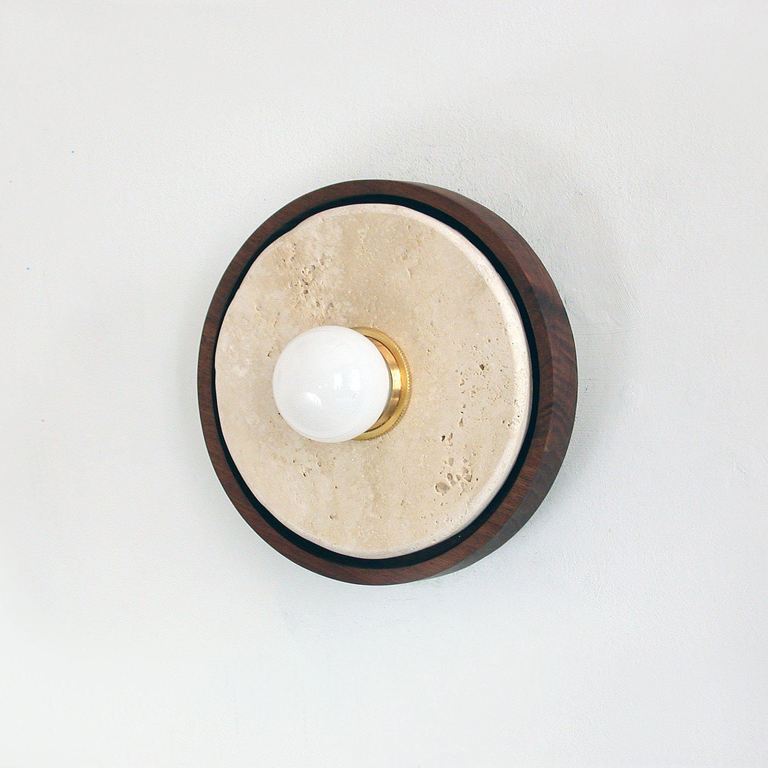 Dario Travertine Wall Sconce