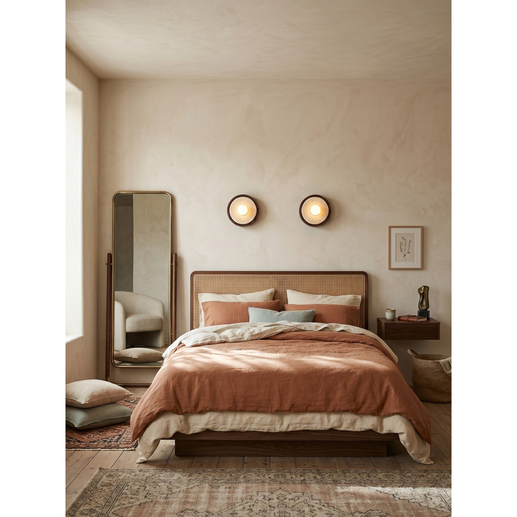 Dario Travertine Wall Sconce
