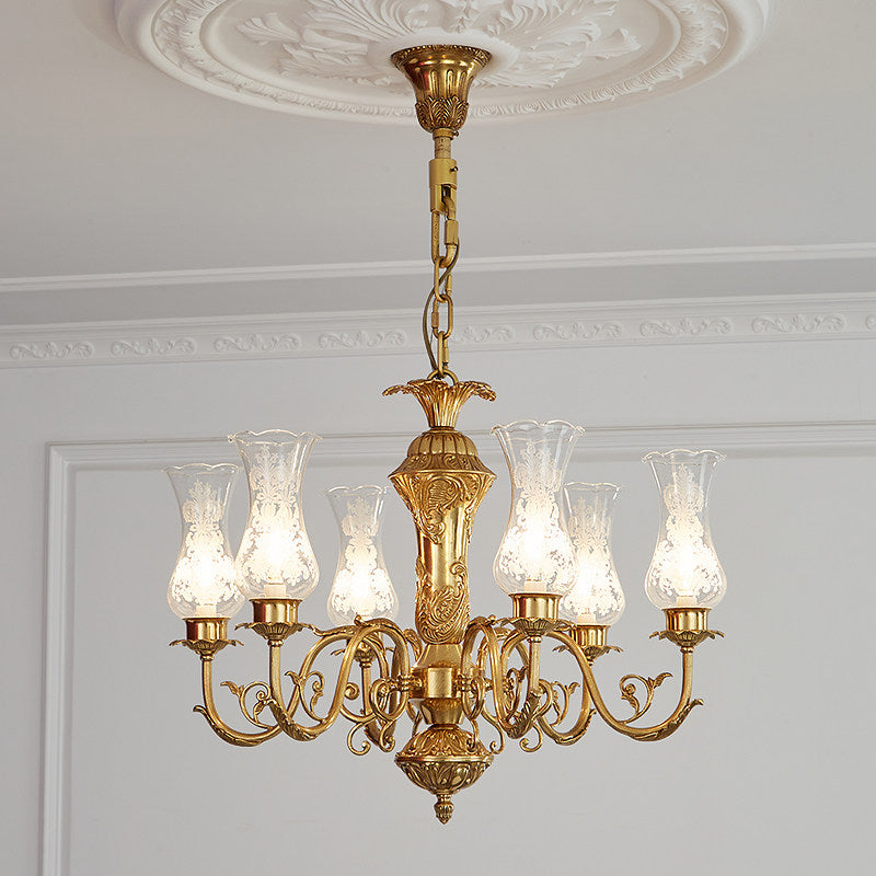 Delray Palm Chandelier