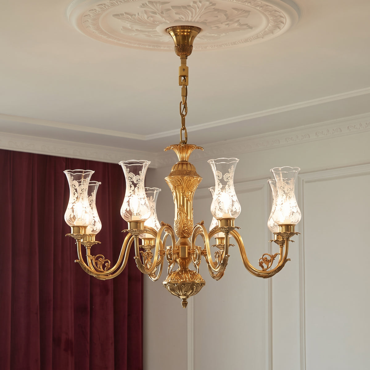 Delray Palm Chandelier