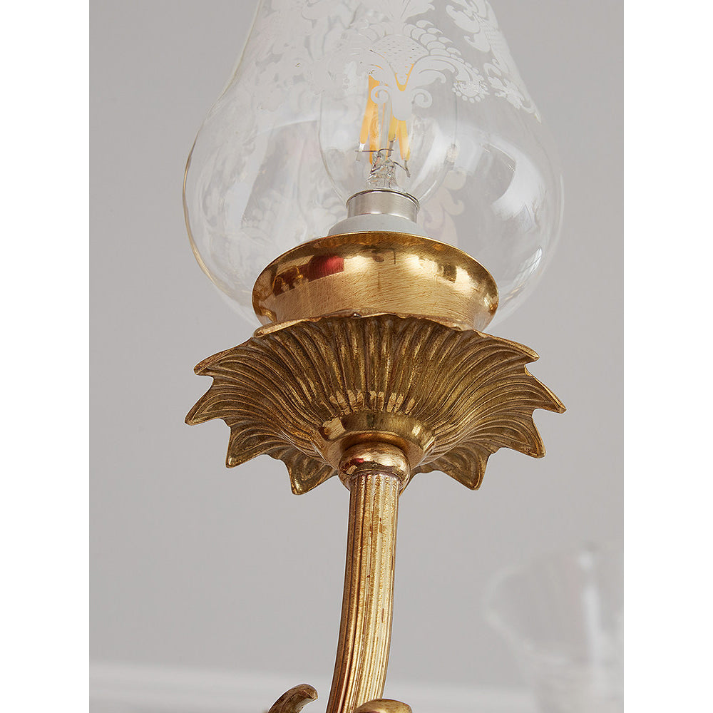 Delray Palm Chandelier
