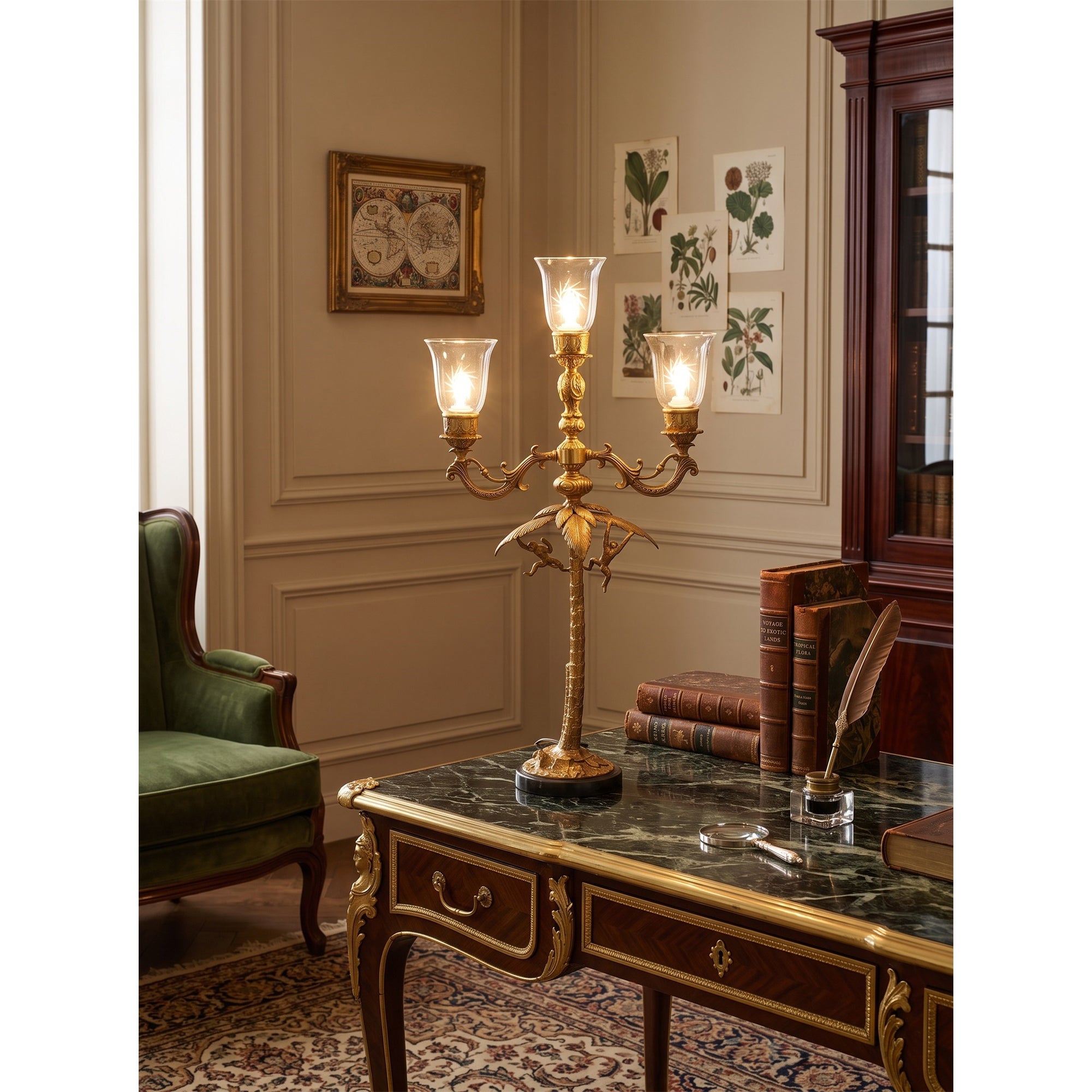 Delray Palm Table Lamp