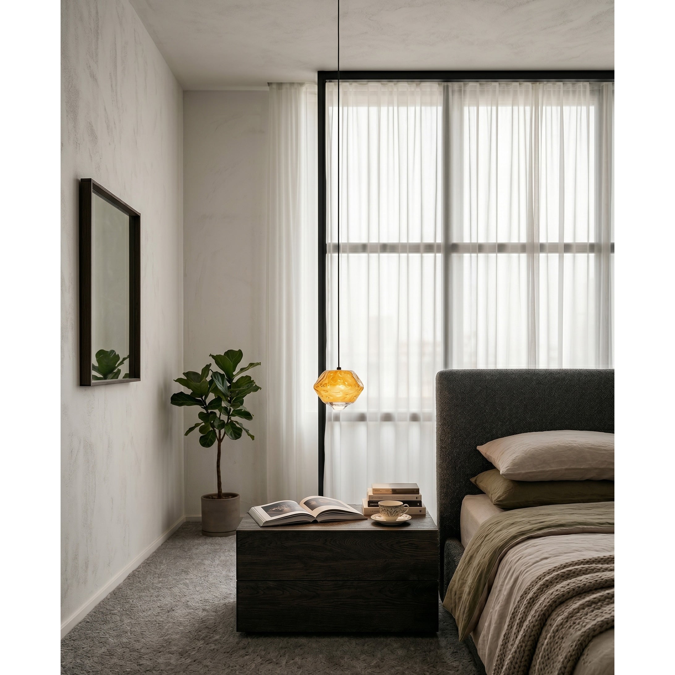 Diamante Alabaster Pendant Lamp