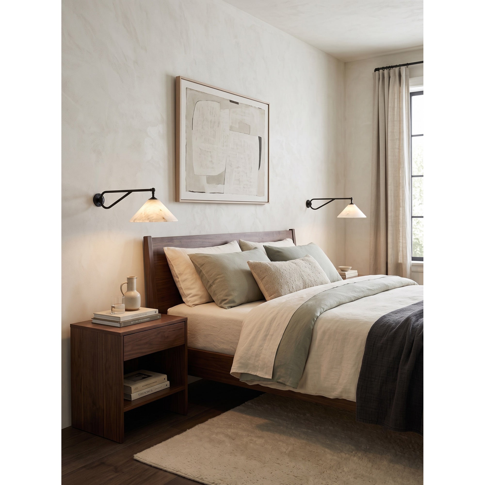Dionis Alabaster Wall Sconce