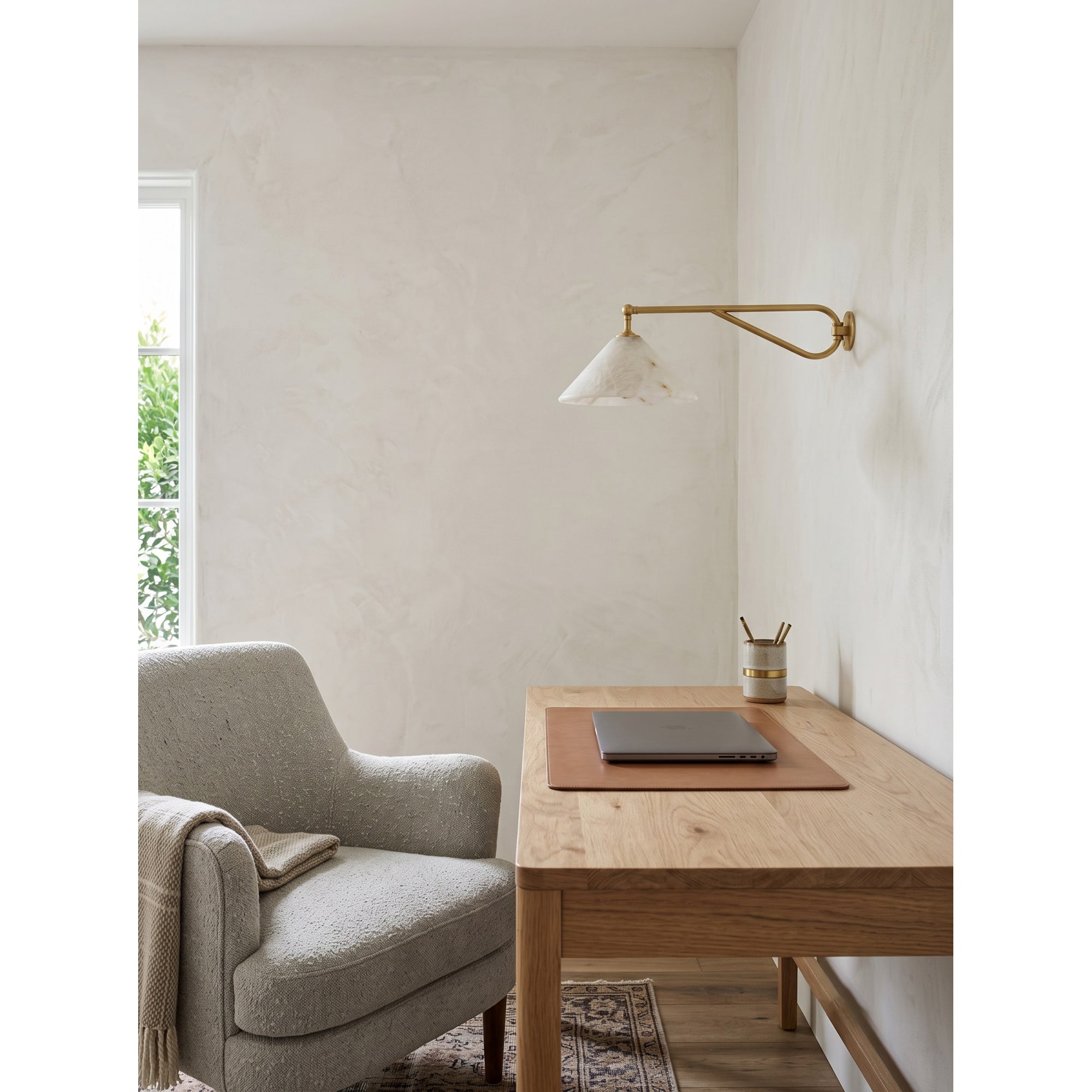 Dionis Alabaster Wall Sconce