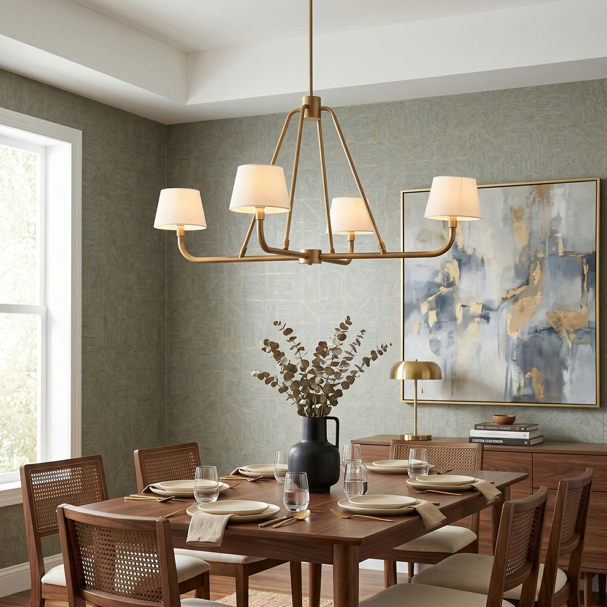 Lustre Dudley en Laiton