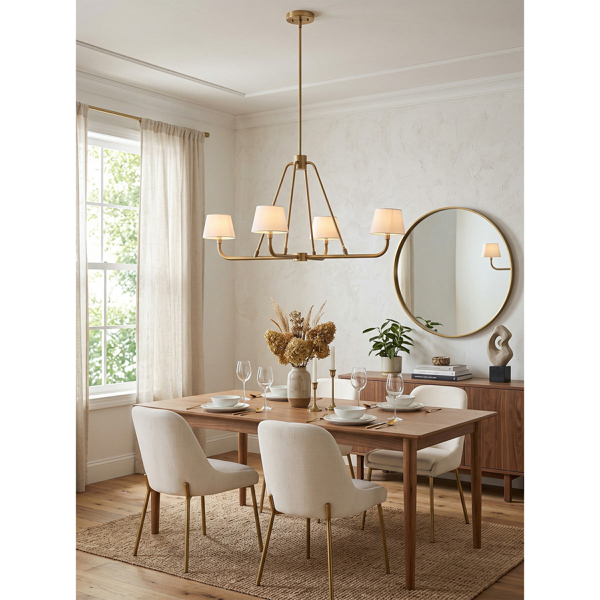 Lustre Dudley en Laiton