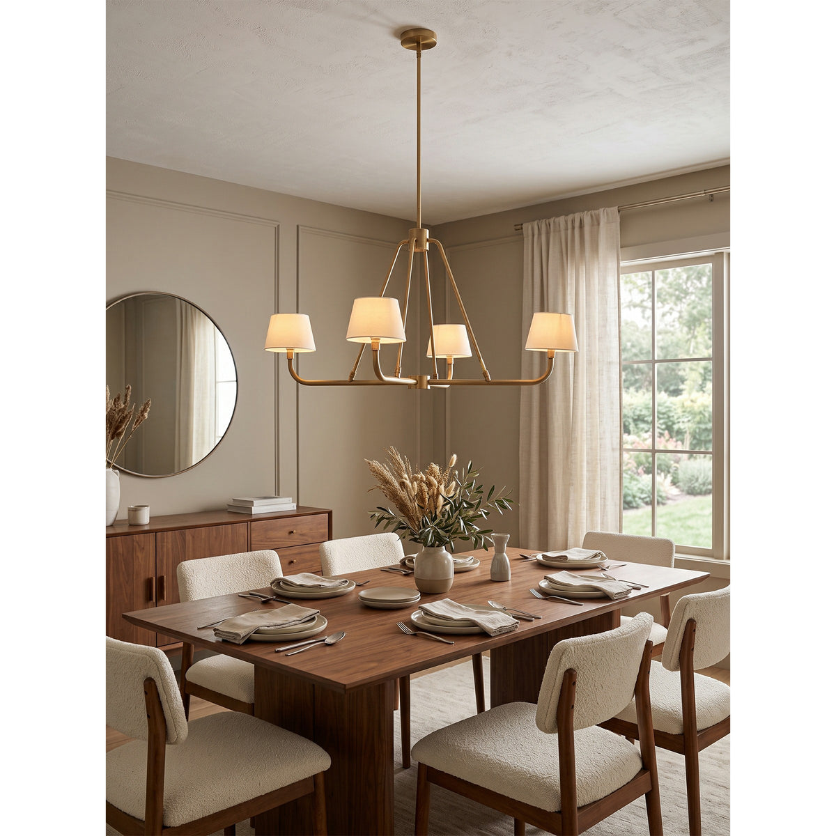 Lustre Dudley en Laiton