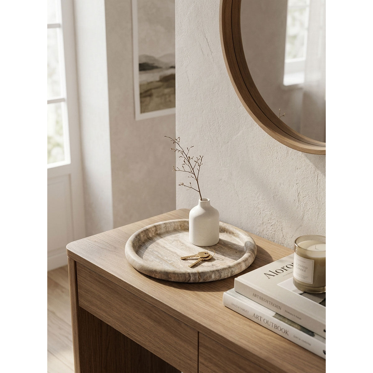 Dune Travertine Tray