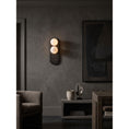 Load image into Gallery viewer, Eccolo Brass Alabaster Wall Sconce
