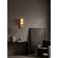 Load image into Gallery viewer, Eccolo Brass Alabaster Wall Sconce
