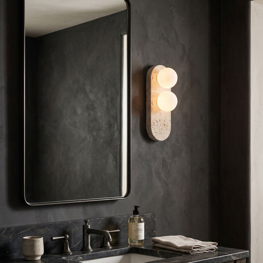 wandlamp Eccolo Travertijn