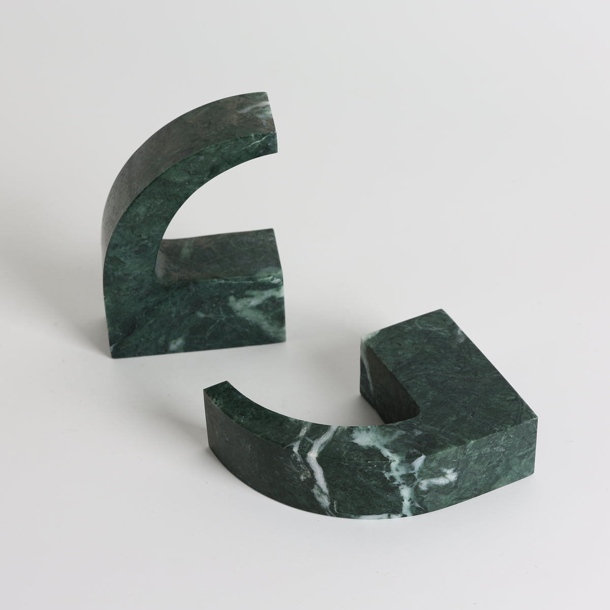 Eclipse Marble Bookends