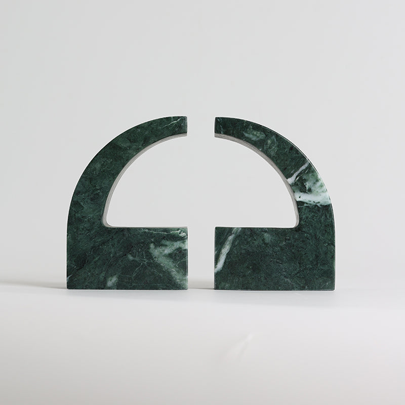 Eclipse Marble Bookends