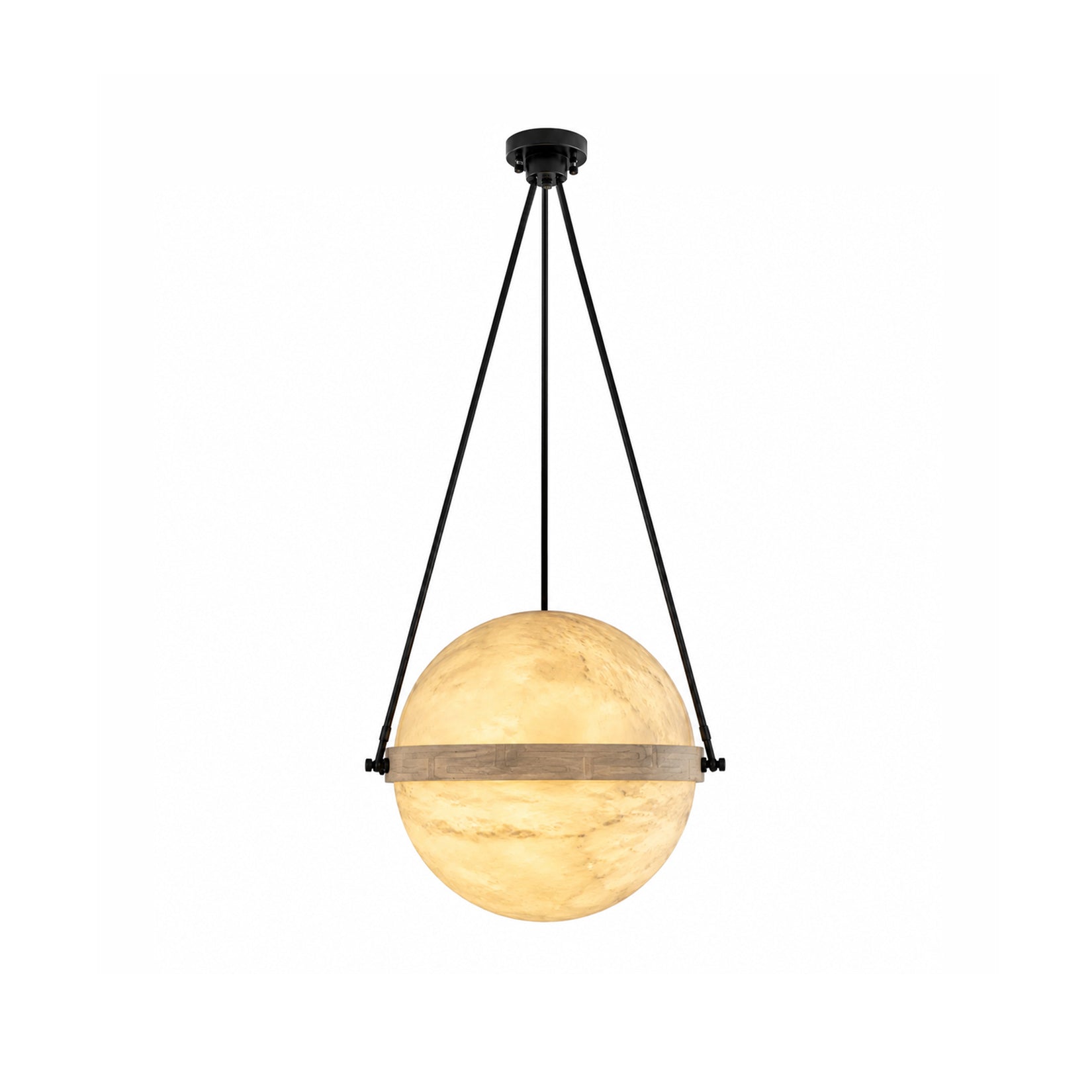 Ecliptane Orbital Alabaster Pendant Lamp