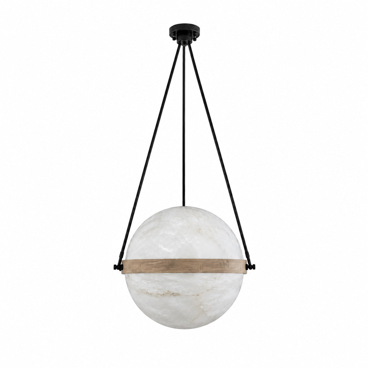 Ecliptane Orbital Alabaster Pendant Lamp