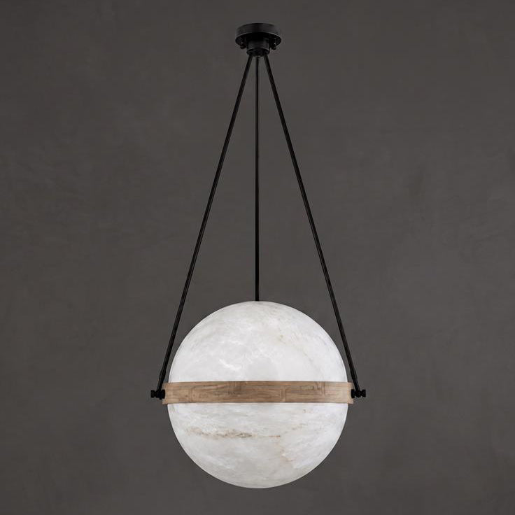 Ecliptane Orbital Alabaster Pendant Lamp