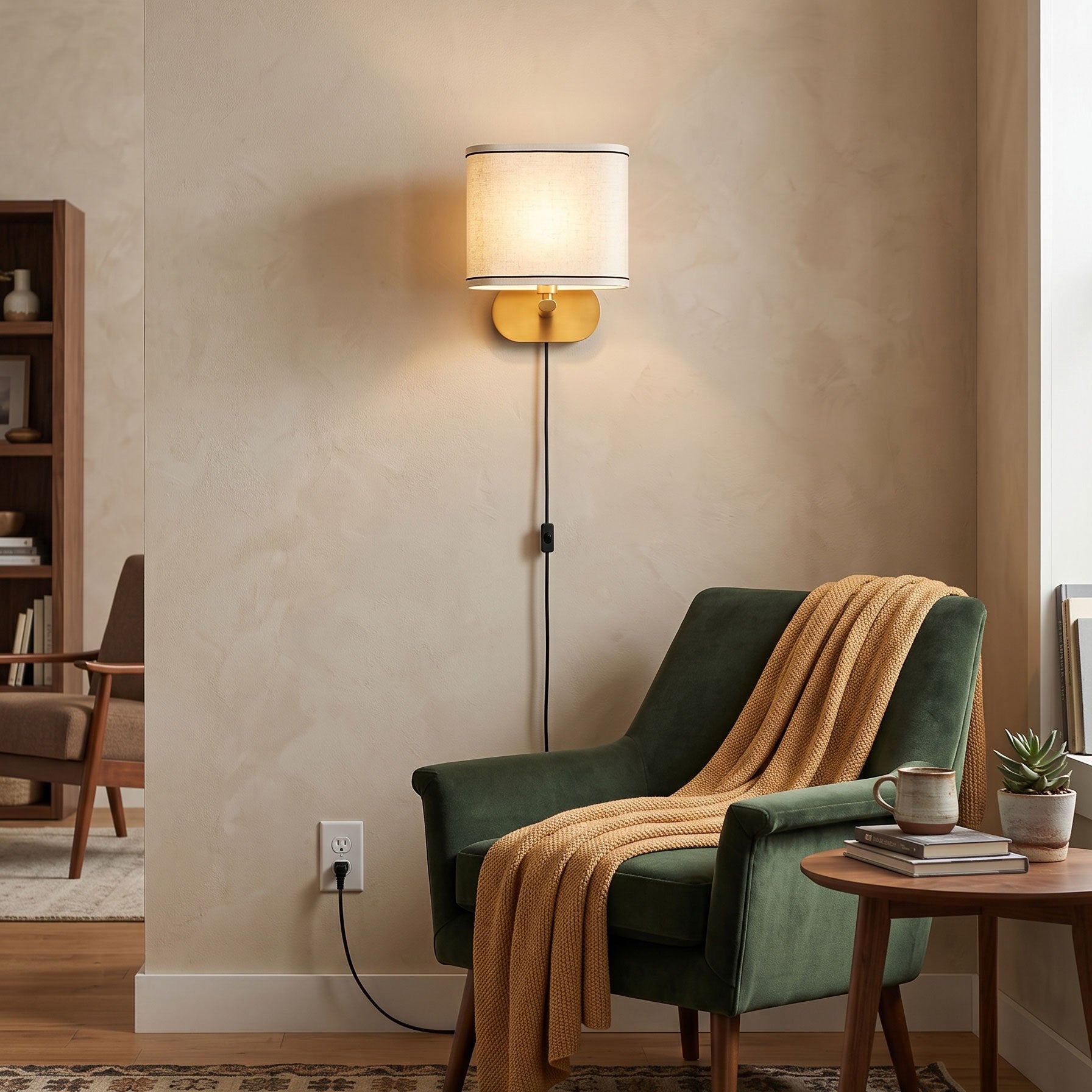 Ella Plug-in Wall Sconce