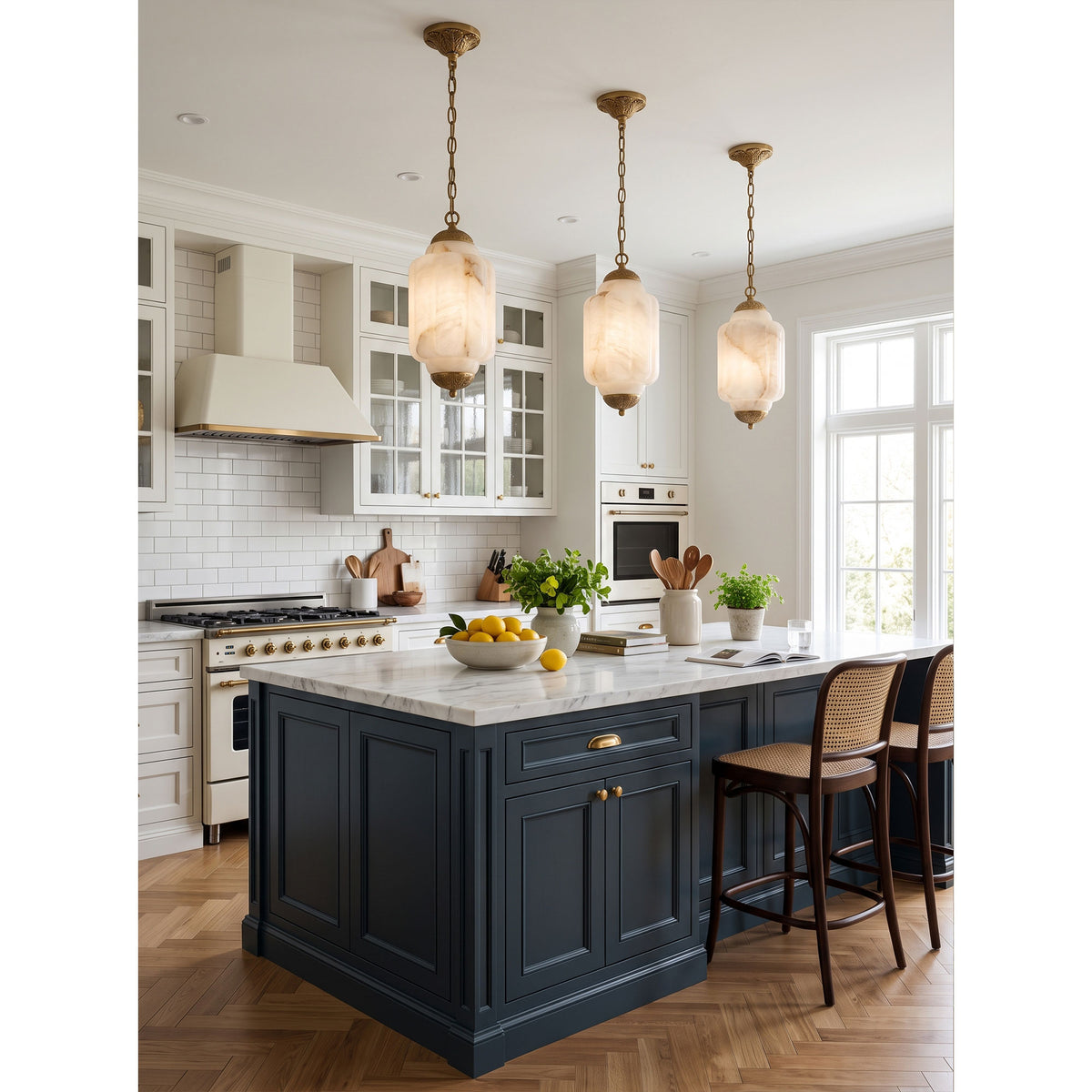 Eloise Scallop Alabaster Pendant Lamp