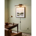 Load image into Gallery viewer, Elowen Brass Plug-in Wall Sconce
