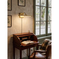 Load image into Gallery viewer, Elowen Brass Plug-in Wall Sconce
