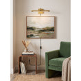 Load image into Gallery viewer, Elowen Brass Plug-in Wall Sconce
