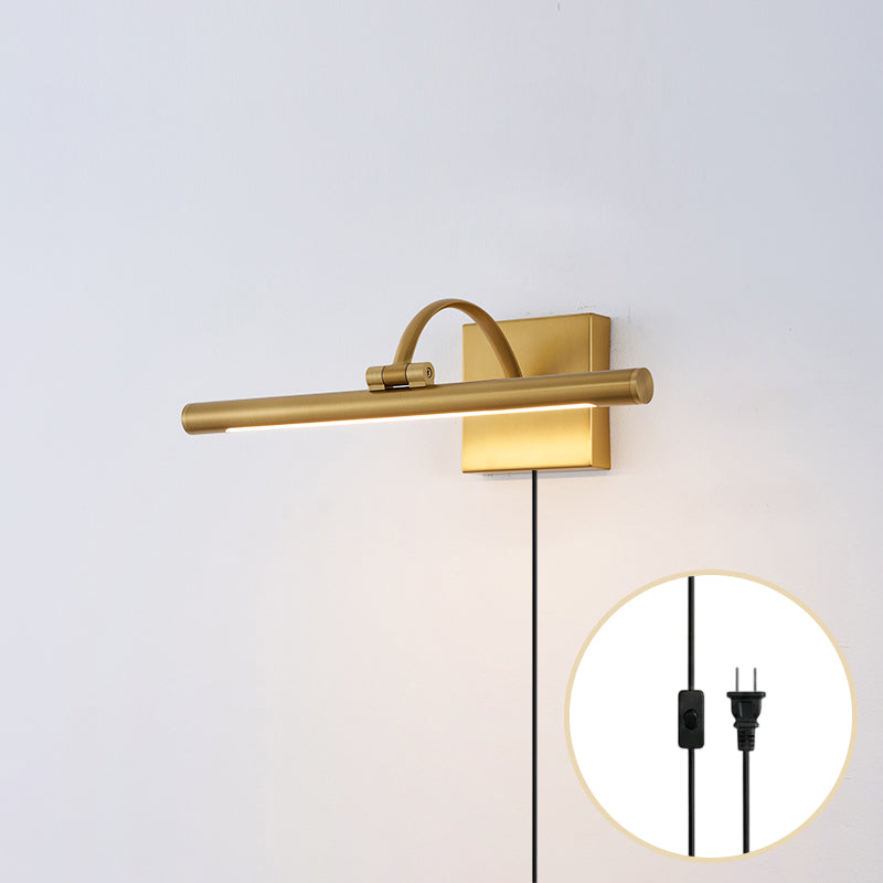 Elowen Brass Plug-in Wall Sconce