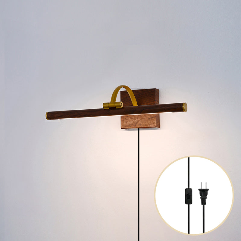Elowen Brass Plug-in Wall Sconce
