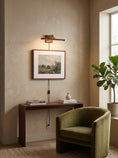 Load image into Gallery viewer, Elowen Brass Plug-in Wall Sconce
