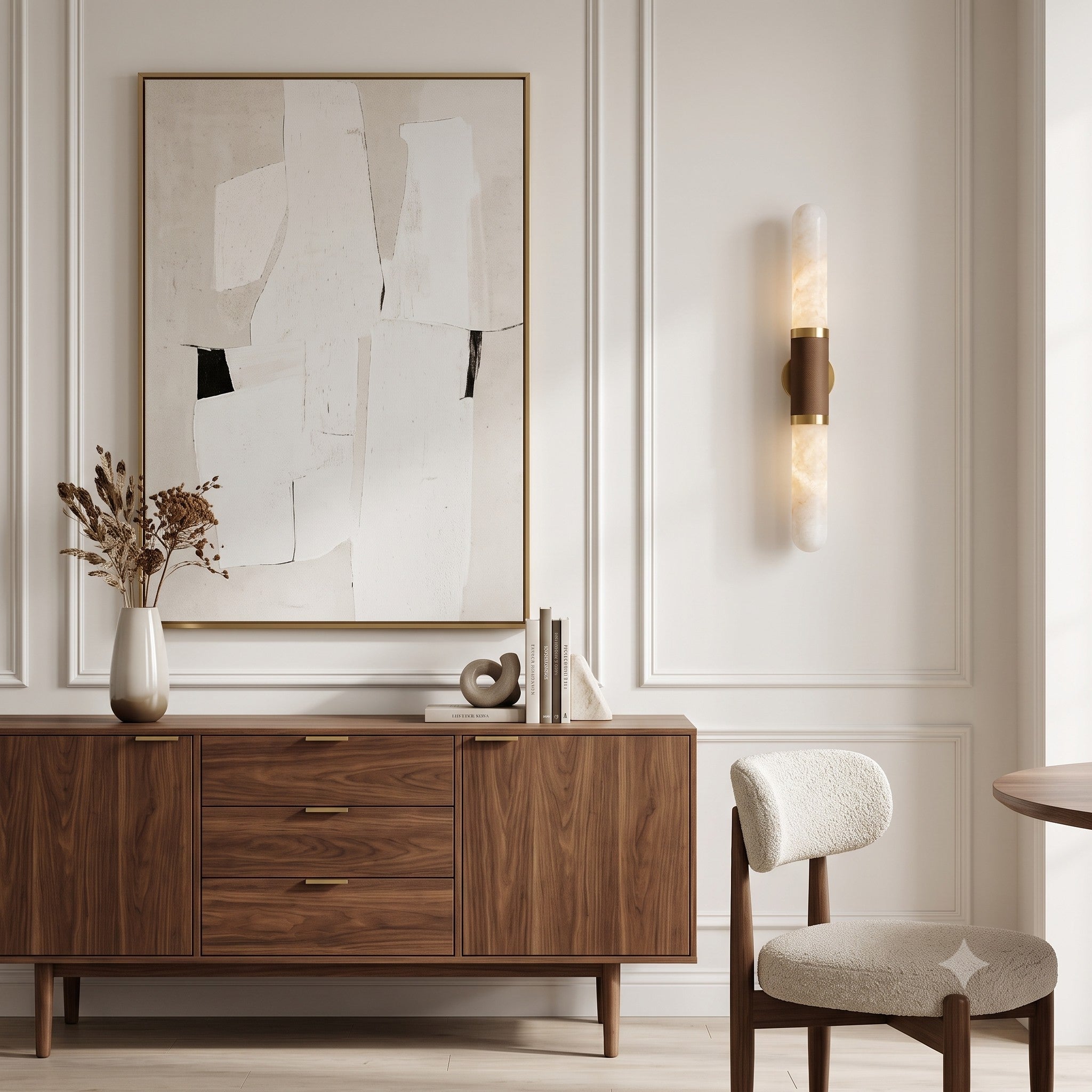 Elthara Alabaster Wall Sconce