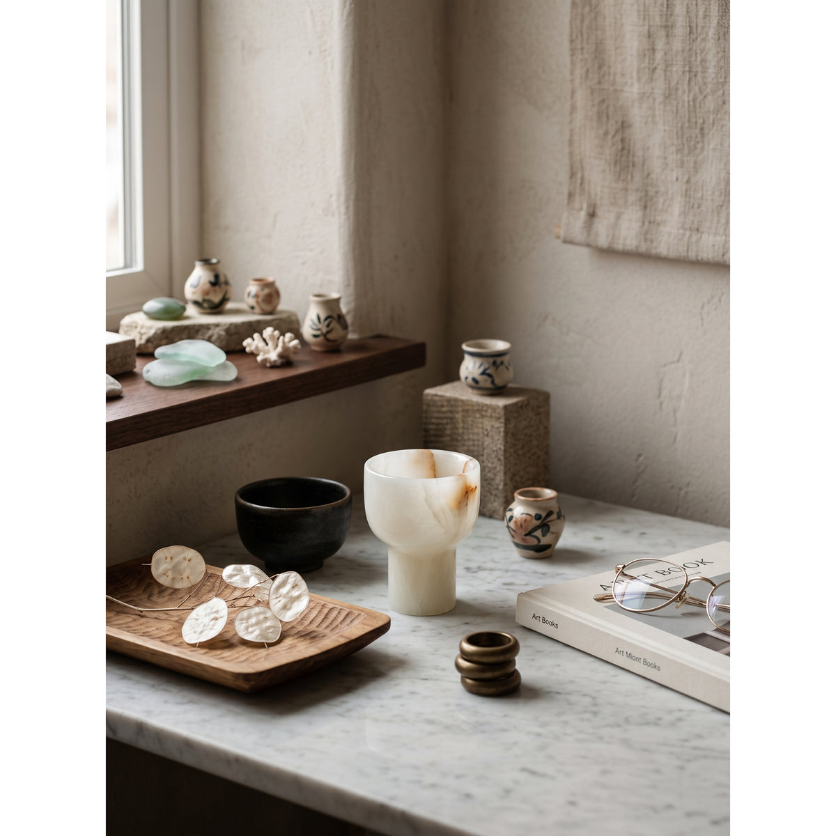 Elysian Onyx Goblet Votive