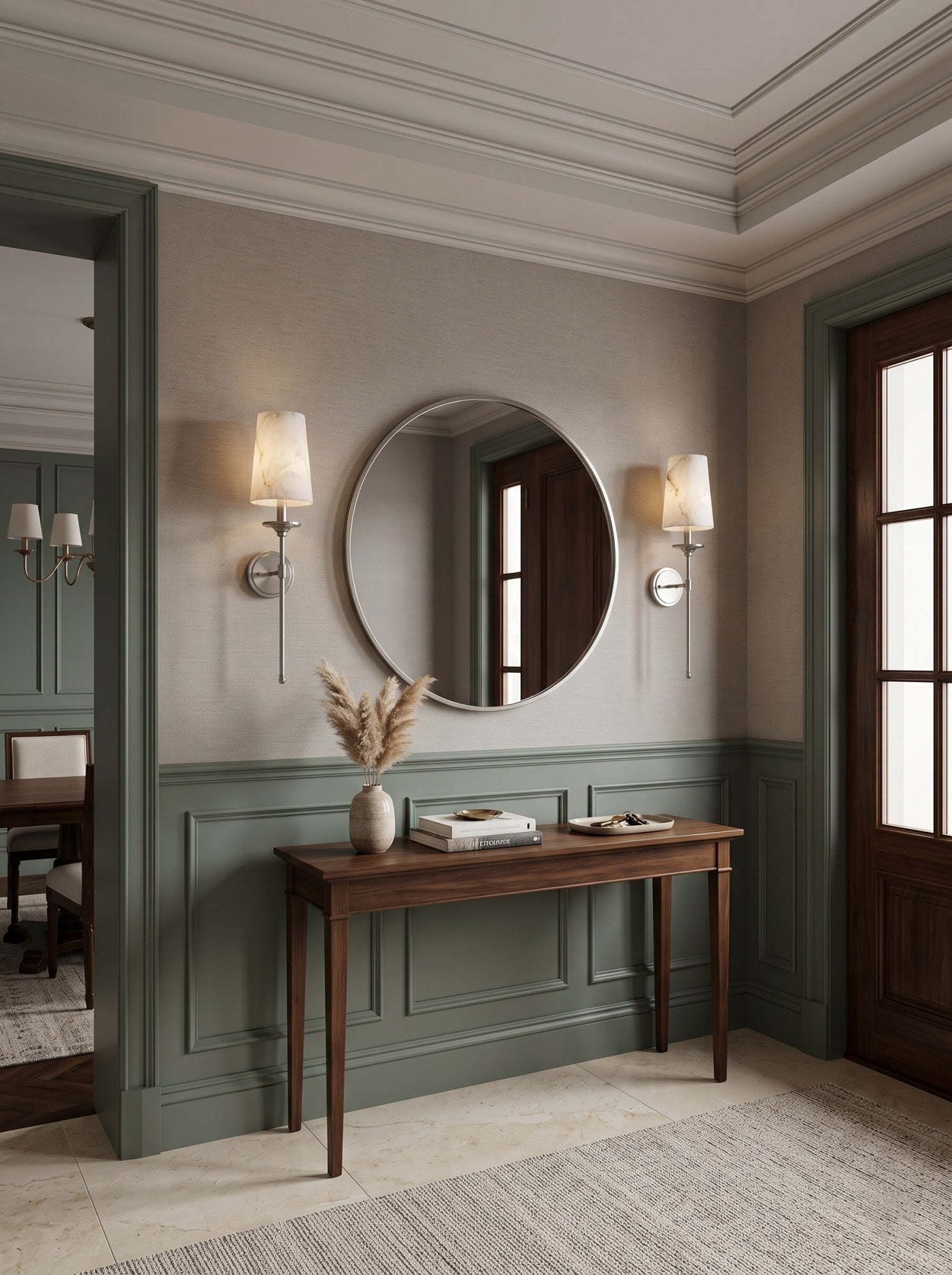 Emily Alabaster Wall Sconce